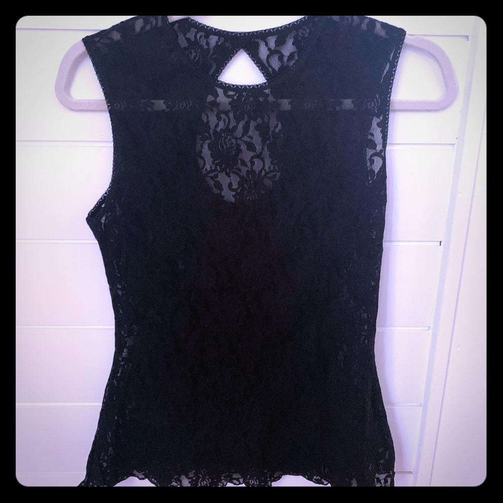 Hanky Panky Lace Cami Tank sz - M